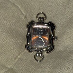 Silver Square Quartz SWAP Watch NEW